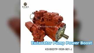 Actualización de la bomba hidráulica de excavadora K5V80DTP